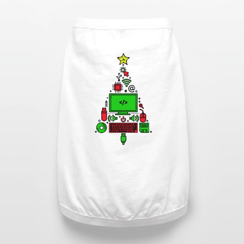 Code Code Débogage Programmeur de script T-shirt bio premium pour chien