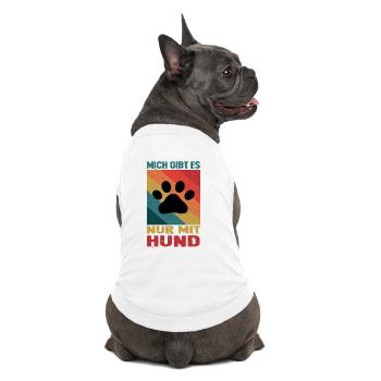 Gassi Outfits Hunde Herrchen Hundehalter Hund - Premium Organic Hunde-T-Shirt - Weiß - Hinten