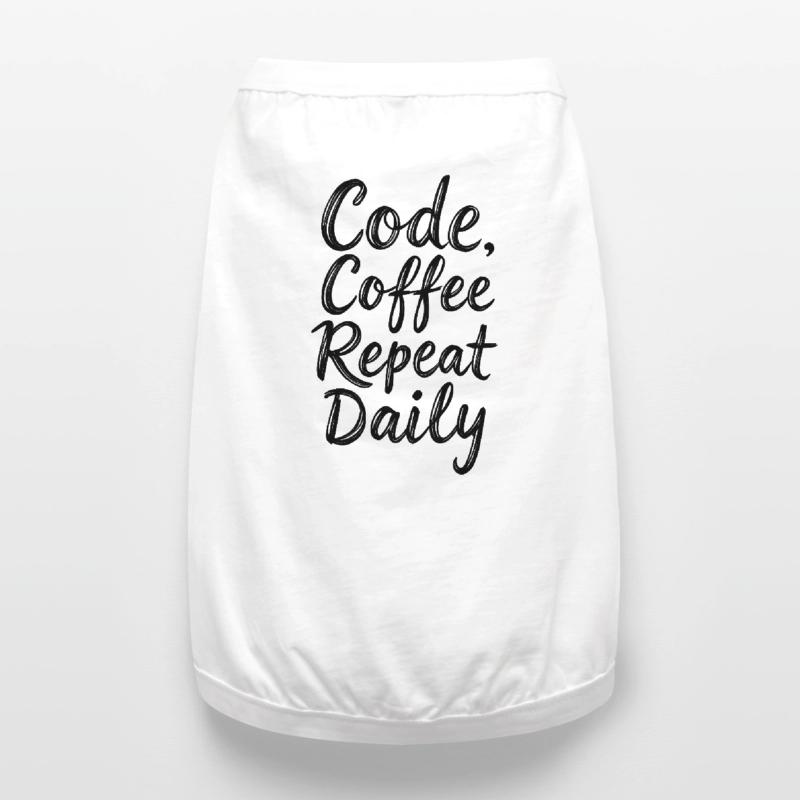 Code Sleep Debug Repeat Programmer Shirt Premium Organic Dog T-Shirt