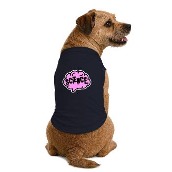 Déclaration scientifique : Déclaration sur l’éducation des nerds - T-shirt bio premium pour chien - bleu marine - Dos