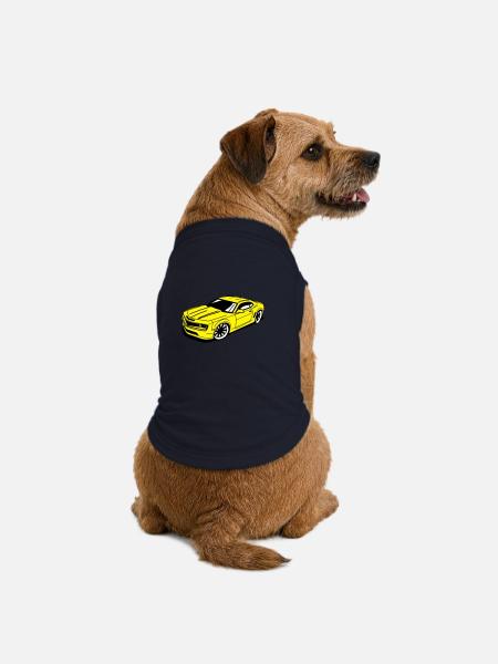 Camaro - Premium Organic Dog T-Shirt - navy