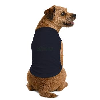 Insigne du Groenland - Groenland / Grønland - T-shirt bio premium pour chien - bleu marine - Dos