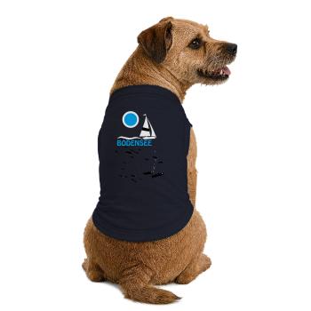 Bodensee - Felchen T-Shirt - Premium Organic Hunde-T-Shirt - Navy - Hinten