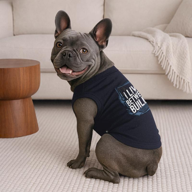 Game Developer I Live Between Builds Game Coder Premium Organic Dog T-Shirt
