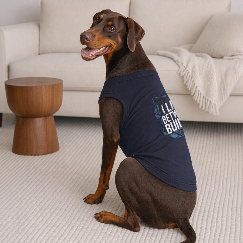 Game Developer I Live Between Builds Game Coder Premium Organic Dog T-Shirt
