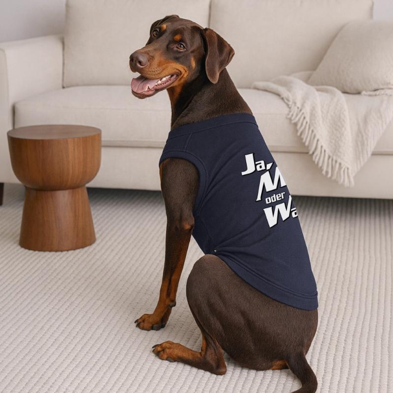 Ja Moin oder Watt? Premium Organic Hunde-T-Shirt