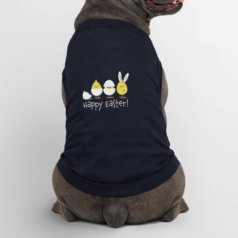 Happy Easter Chick Egg Easter Egg Premium Organic Dog T-Shirt