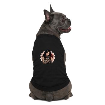 Schwarzträger Dunkelromantiker Schwarzer Gothic - Premium Organic Hunde-T-Shirt - Schwarz - Hinten