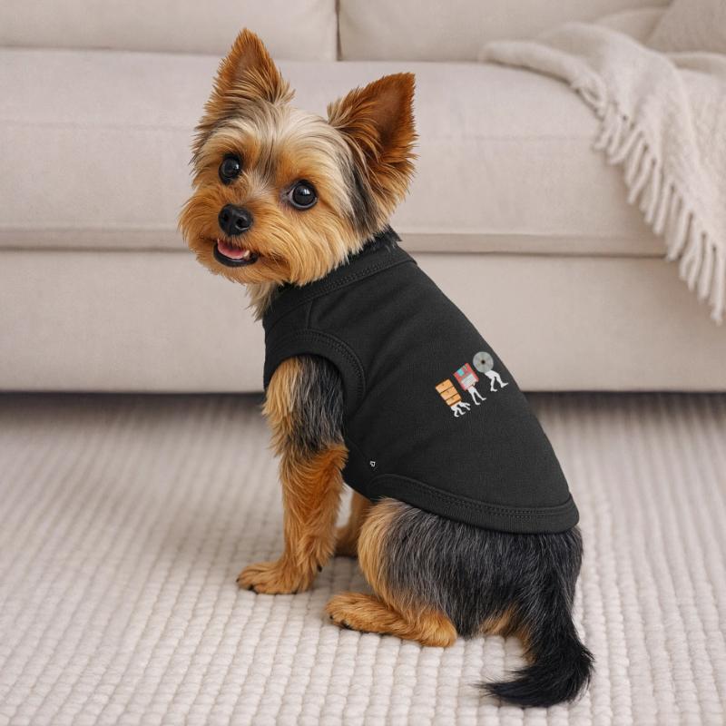 Cloud-Computing-Lustige Programmierer-Daten-KI-Software Premium Organic Hunde-T-Shirt