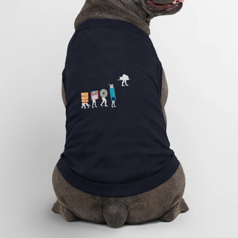 Cloud-Computing-Lustige Programmierer-Daten-KI-Software Premium Organic Hunde-T-Shirt