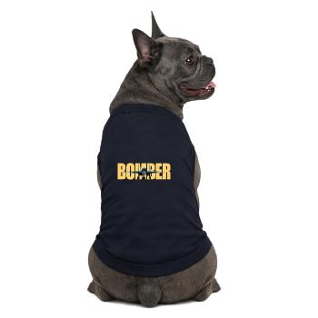 Bomber Su-34 - Premium Organic Hunde-T-Shirt - Navy - Hinten