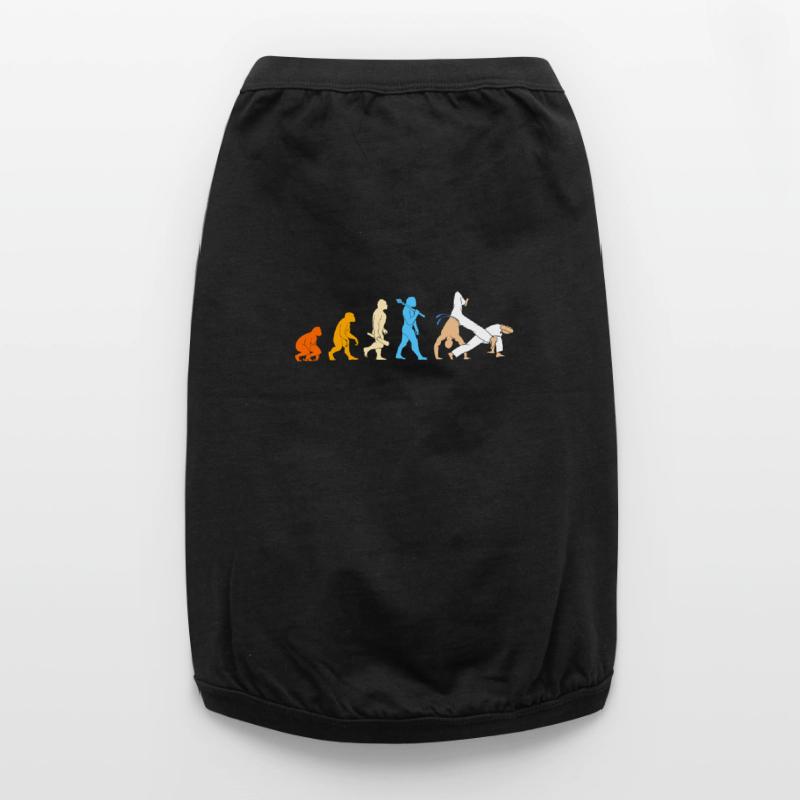 Évolution de la capoeira T-shirt bio premium pour chien