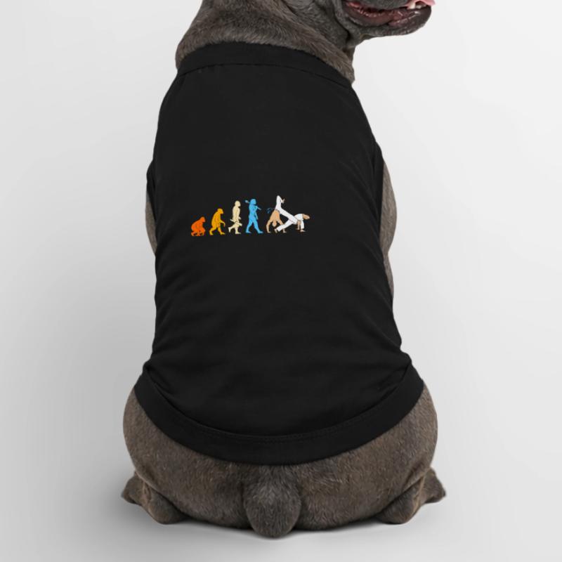 Évolution de la capoeira T-shirt bio premium pour chien