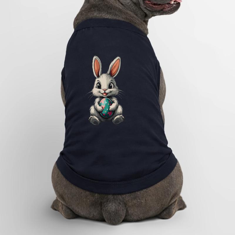 Bunny Easter Rabbit Easter Egg Cute Premium Organic Dog T-Shirt