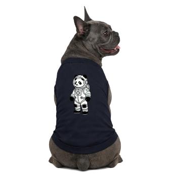 Combinaison spatiale panda bear - T-shirt bio premium pour chien - bleu marine - Dos