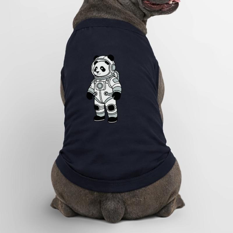 Combinaison spatiale panda bear T-shirt bio premium pour chien