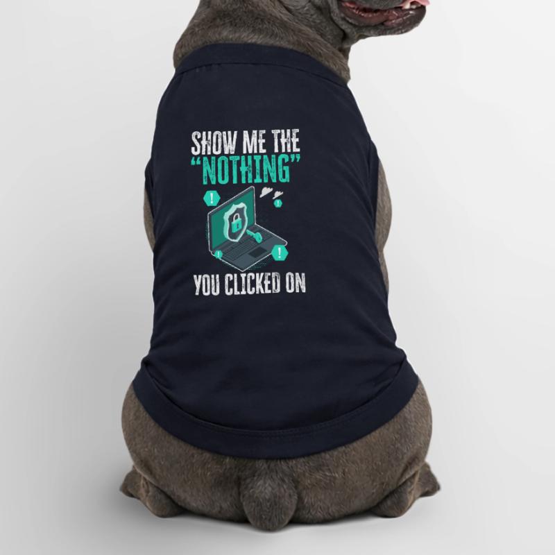 Funny Cybersecurity IT Support IT Security Network Premium Organic Dog T-Shirt