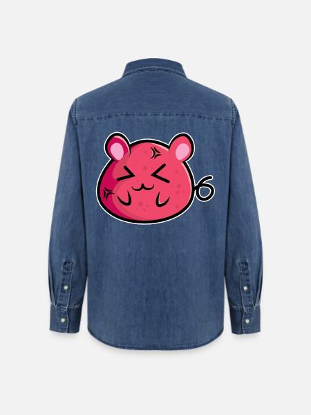 Mausi - Frauen Jeanshemd Organic von Stanley/Stella - verwaschenes Mittelblau 