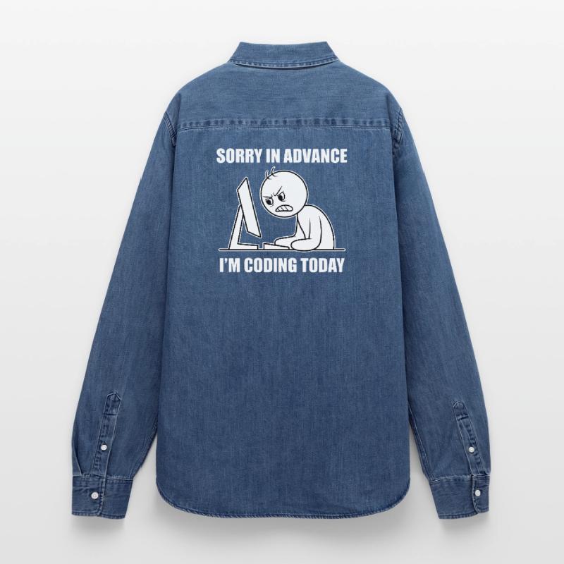 Proud software developer for programming students Women’s Organic Denim Shirt by Stanley/Stella