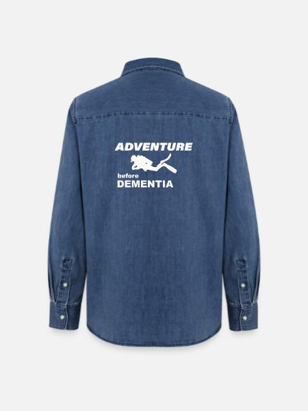 DIVING ADVENTURE - Frauen Jeanshemd Organic von Stanley/Stella - verwaschenes Mittelblau 