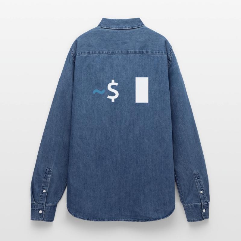 Commande Linux Shell Chemise en denim femme bio Stanley/Stella