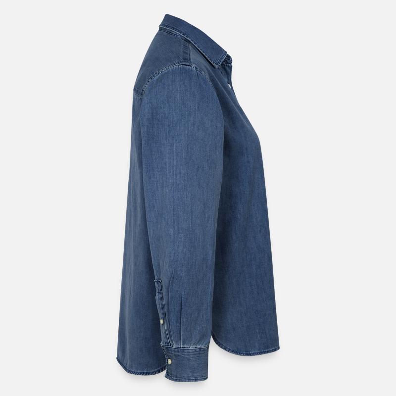 Ghosted2_White Frauen Jeanshemd Organic von Stanley/Stella