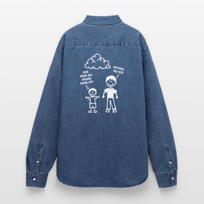Developer, Coden, Computer Geek, Web Developer, Geek Women’s Organic Denim Shirt by Stanley/Stella