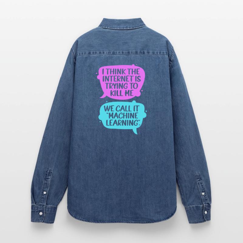 GPT Programmierer Coder Frauen Jeanshemd Organic von Stanley/Stella