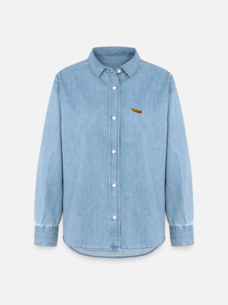 Canoe - Frauen Jeanshemd Organic von Stanley/Stella - verwaschenes Hellblau