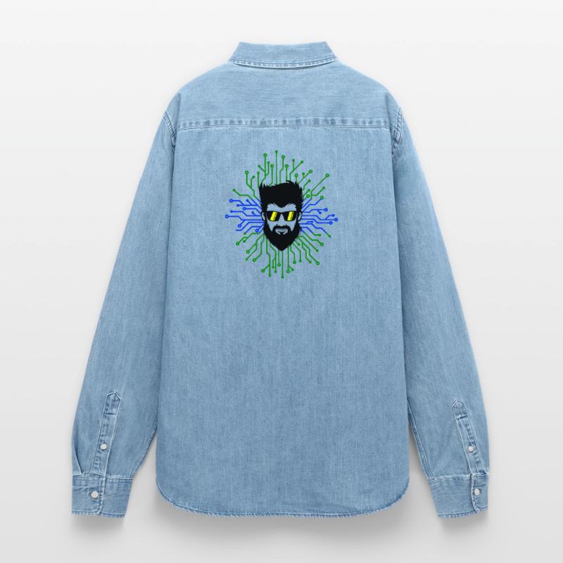 Nerd Developer Computer Code Informatik Debug Frauen Jeanshemd Organic von Stanley/Stella