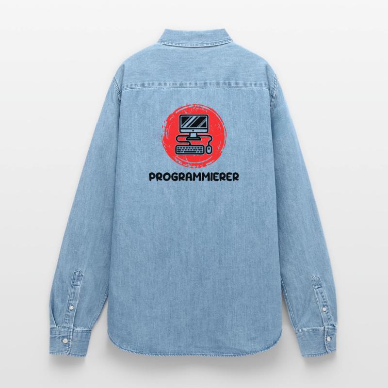 Developer, Programmer, Coden, Computer Science Women’s Organic Denim Shirt by Stanley/Stella