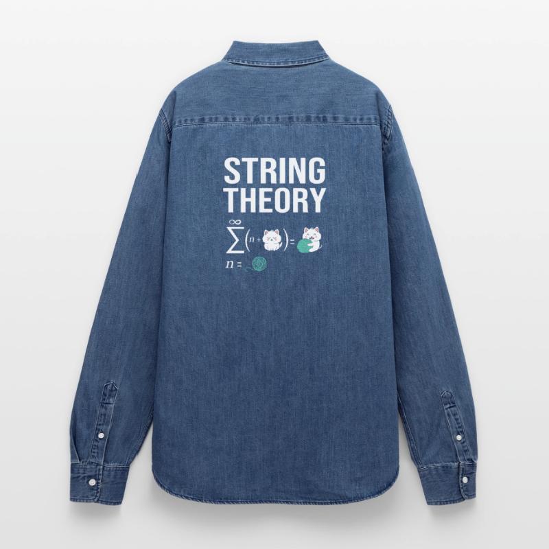 Quantum Physics Quantum Physics Women’s Organic Denim Shirt by Stanley/Stella