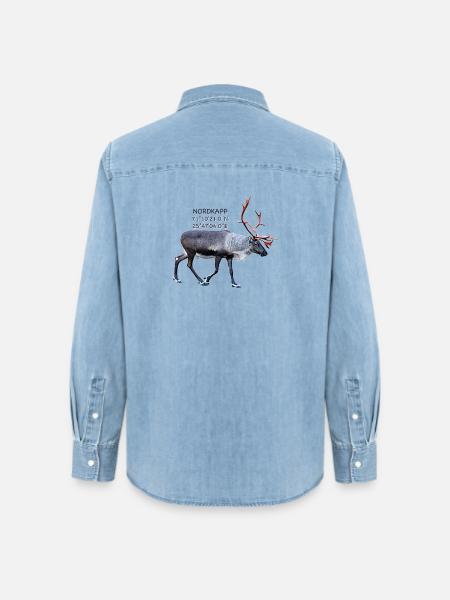 NORDKAP - Frauen Jeanshemd Organic von Stanley/Stella - verwaschenes Hellblau