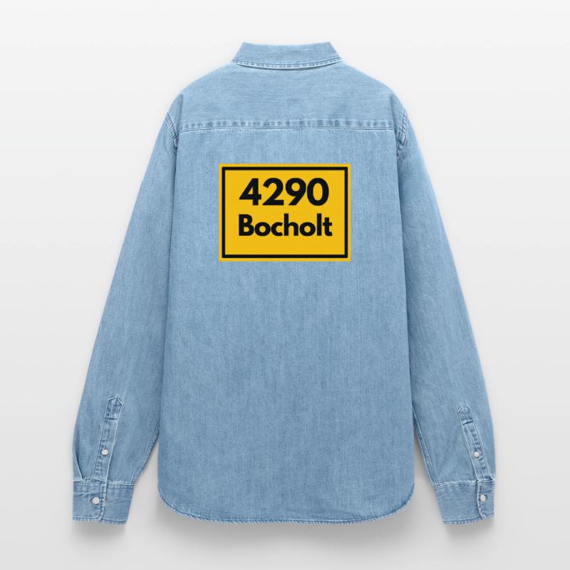 OLD POSTCODE POSTCODE 4290 BOCHOLT TEXTILSTADT Women’s Organic Denim Shirt by Stanley/Stella