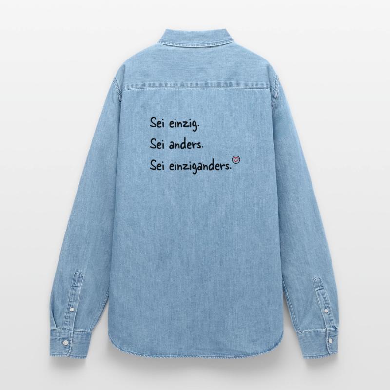 Sei einziganders Frauen Jeanshemd Organic von Stanley/Stella