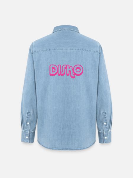 DISKO Nicki - Frauen Jeanshemd Organic von Stanley/Stella - verwaschenes Hellblau