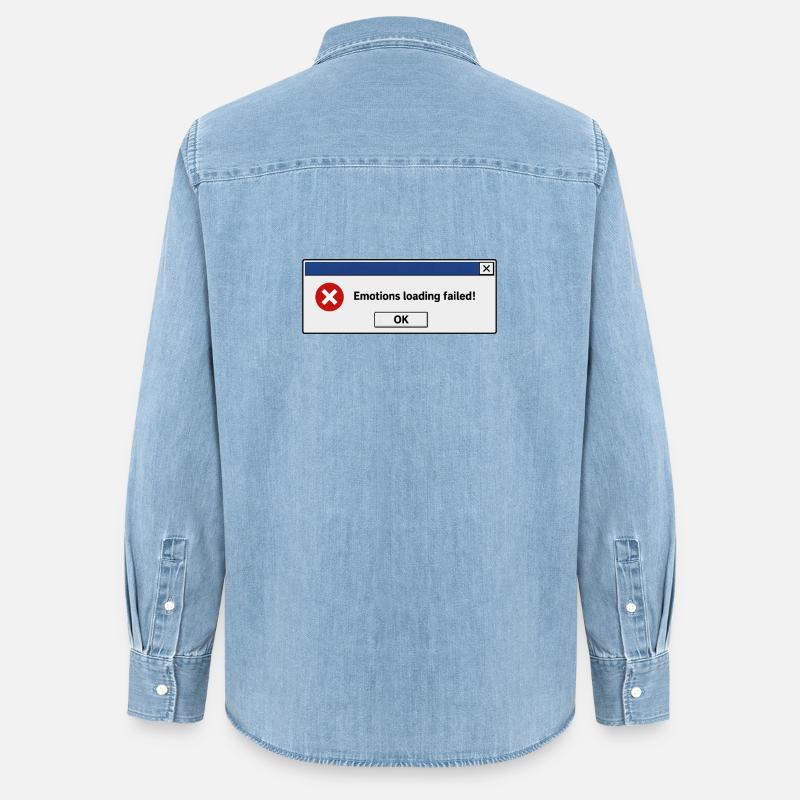 Emotions loading failed - Women’s Organic Denim Shirt by Stanley/Stella - light wash