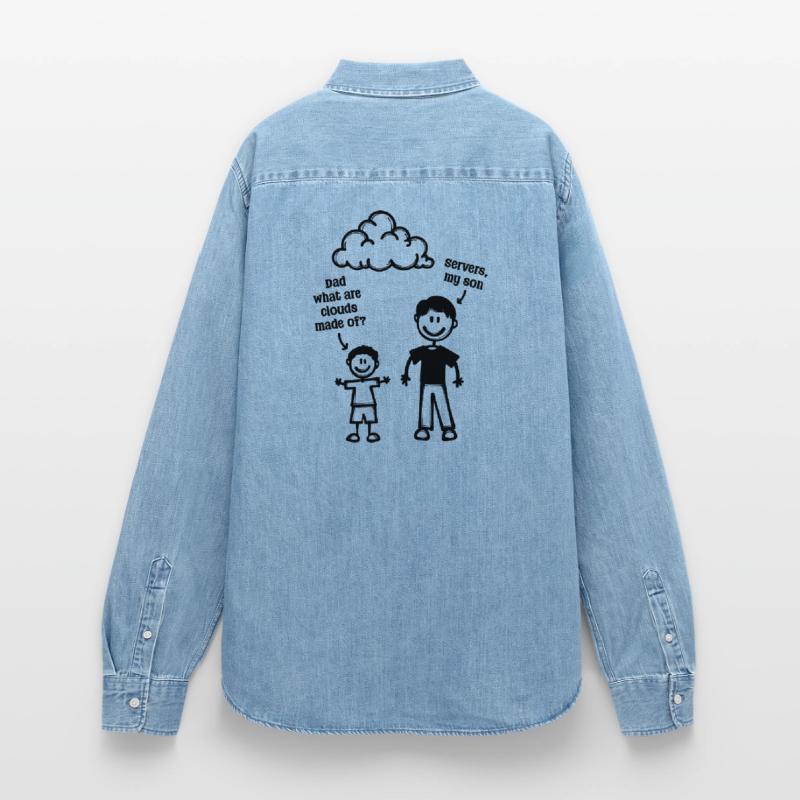 Bugfixing Skripting Statement Developer Bugs Frauen Jeanshemd Organic von Stanley/Stella