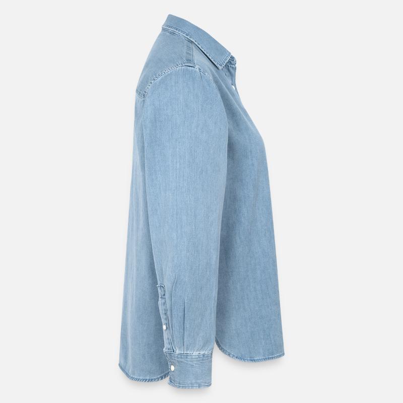 Leseeule Frauen Jeanshemd Organic von Stanley/Stella