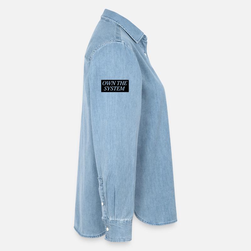 Own the System - Das eigene System Frauen Jeanshemd Organic von Stanley/Stella