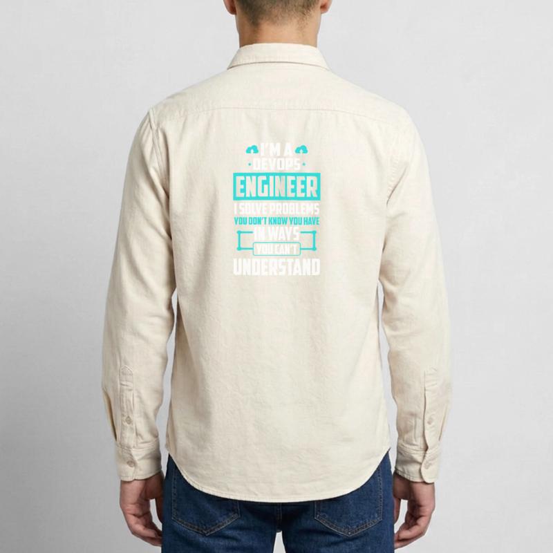 DevOps Engineer I Solve Problems You Cant Relaxed Fit Unisex Organic Shirt by Stanley/Stella