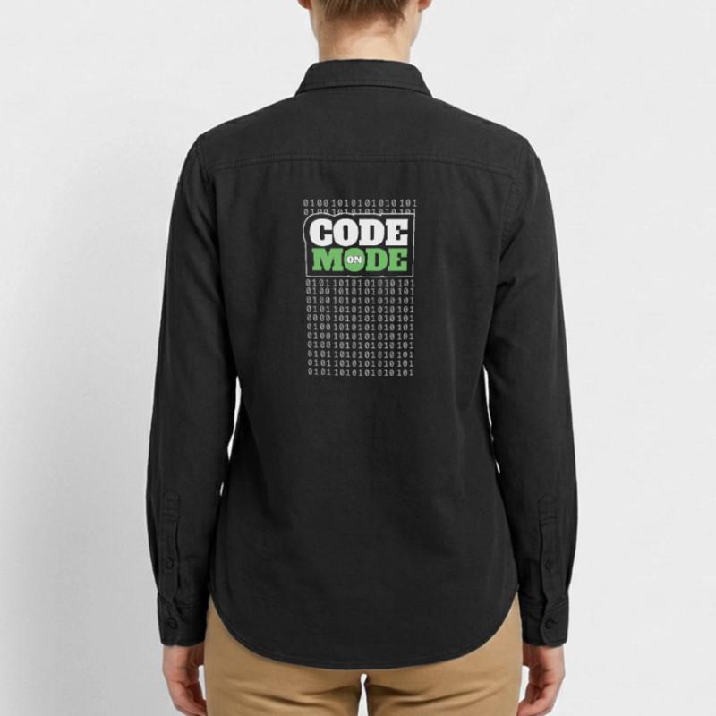 Code Mode Activé - Programmeur Ingénieur logiciel Codeur Chemise unisexe coupe décontractée bio Stanley/Stella