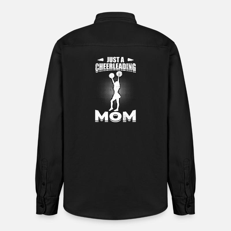 Nur eine Cheerleader Mutter - Relaxed Fit Unisex Organic Hemd von Stanley/Stella - washed Black