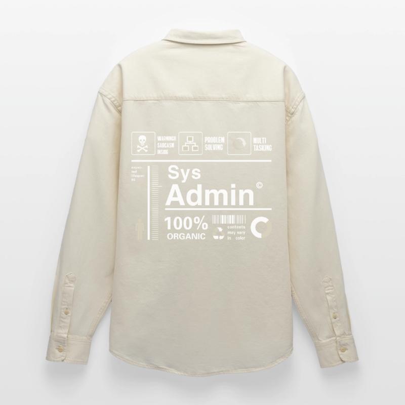 Sys Admin programmier Computer Nerd pc Platine cpu Relaxed Fit Unisex Organic Hemd von Stanley/Stella