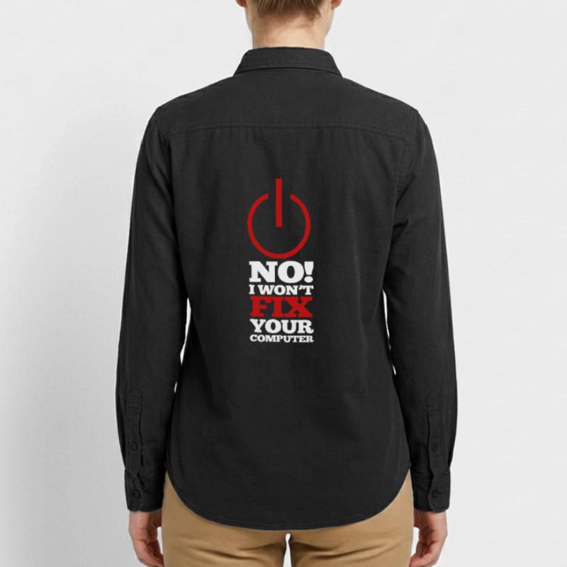 Programme d’ordinateur Code Nerd Script Hacker Chemise unisexe coupe décontractée bio Stanley/Stella