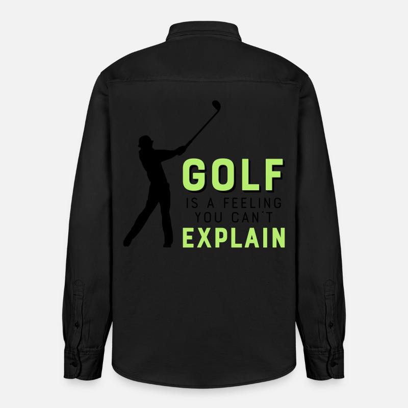 Le golf - Chemise unisexe coupe décontractée bio Stanley/Stella - noir délavé
