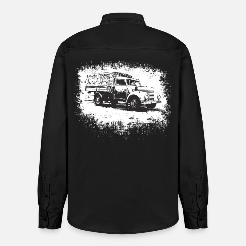 Framo Barkas V 901/2 - Chemise unisexe coupe décontractée bio Stanley/Stella - noir délavé