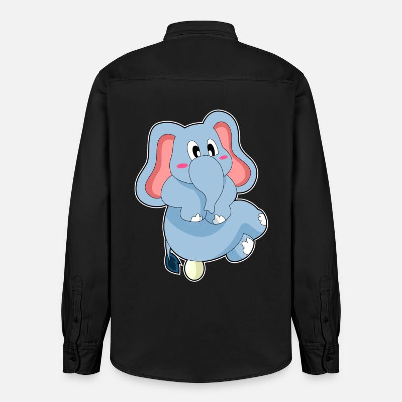 Oeuf d’éléphant - Chemise unisexe coupe décontractée bio Stanley/Stella - noir délavé
