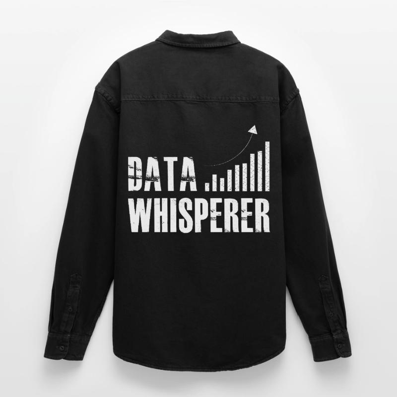 Data Whisperer Science Analyst Software Engineer Relaxed Fit Unisex Organic Hemd von Stanley/Stella