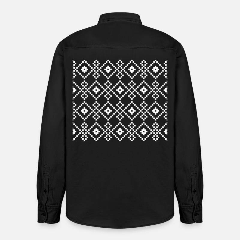 Pull uni de Noël (foncé) - Chemise unisexe coupe décontractée bio Stanley/Stella - noir délavé